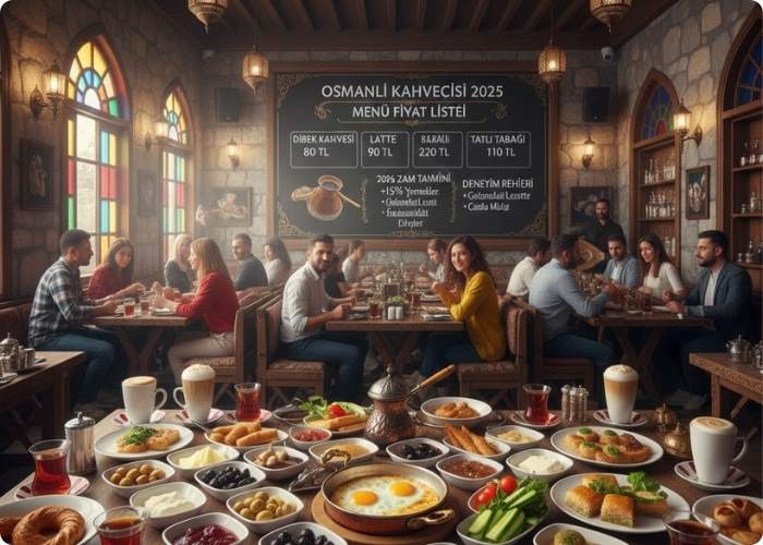 Osmanlı Kahvecisi menü fiyat listesi 2025