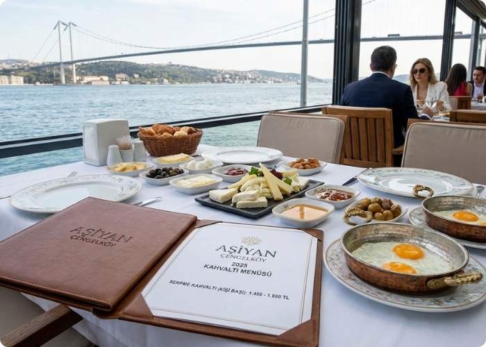Aşiyan Çengelköy menü fiyat listesi 2025