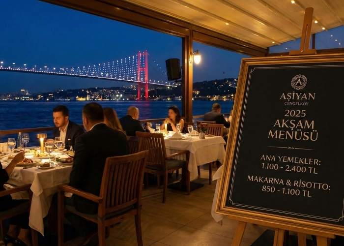 Aşiyan Çengelköy Menü Fiyat Listesi