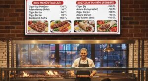 Ciğerci Aziz Usta Menü Fiyat Listesi