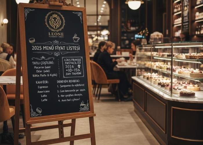 Leone Patisserie Menü Fiyat Listesi