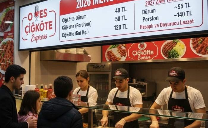 Oses Çiğköfte Menü Fiyat Listesi