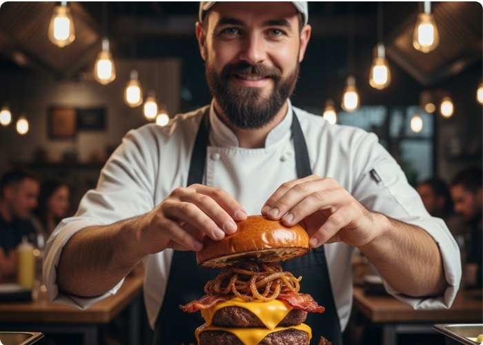 Saloon Burger menü fiyat listesi 2025