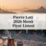 Pierre Loti Menü Fiyat Listesi