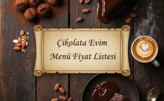 Çikolata Evim Menü Fiyat Listesi