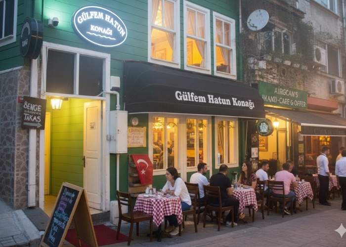 Gülfem Hatun Konağı Üsküdar menü fiyat listesi 2026