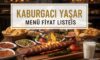 Kaburgacı Yaşar Menü Fiyat Listesi