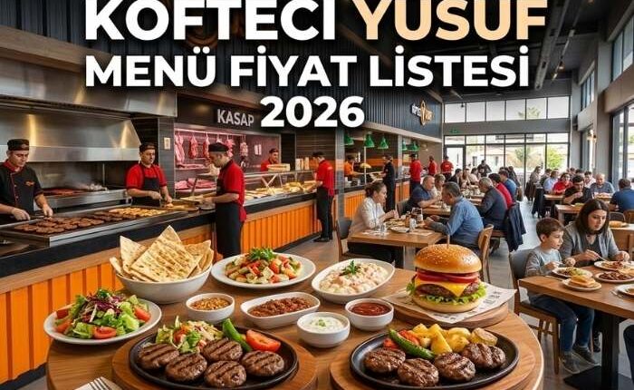 Köfteci Yusuf Menü Fiyat Listesi