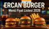 Ercan Burger Menü Fiyat Listesi