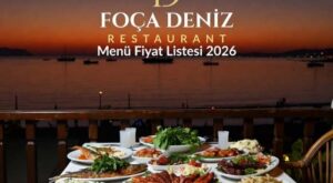 Foça Deniz Restaurant Menü Fiyat Listesi