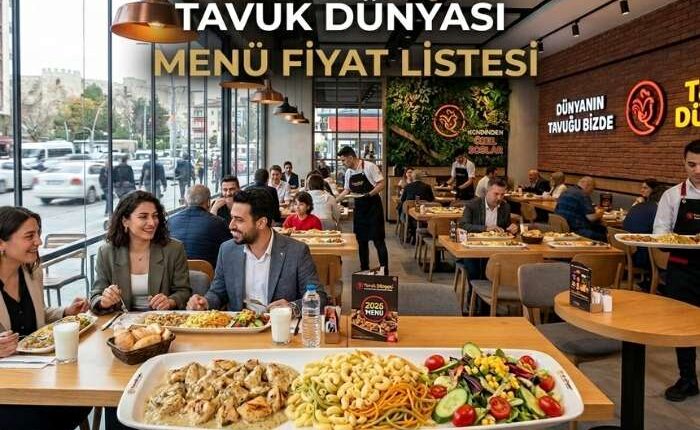 Tavuk Dünyası Menü Fiyat Listesi