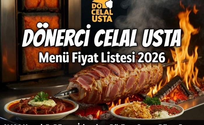 Dönerci Celal Usta Menü Fiyat Listesi