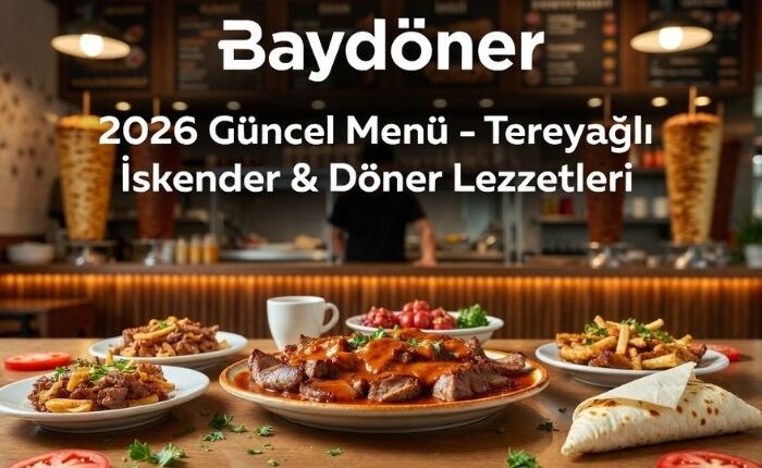 Baydöner Menü Fiyat Listesi