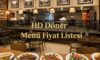 HD Döner Menü Fiyat Listesi