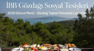 İBB Gözdağı Sosyal Tesisleri Menü Fiyat Listesi