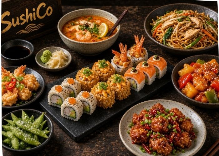 SushiCo menü fiyat listesi 2026